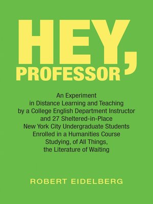 cover image of Hey, Professor
